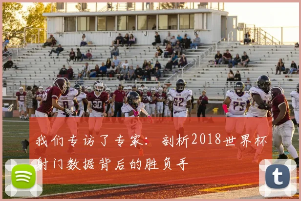我们专访了专家：剖析2018世界杯射门数据背后的胜负手