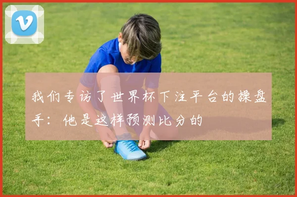 我们专访了世界杯下注平台的操盘手：他是这样预测比分的