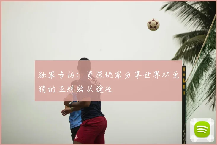 独家专访：资深玩家分享世界杯竞猜的正规购买途径